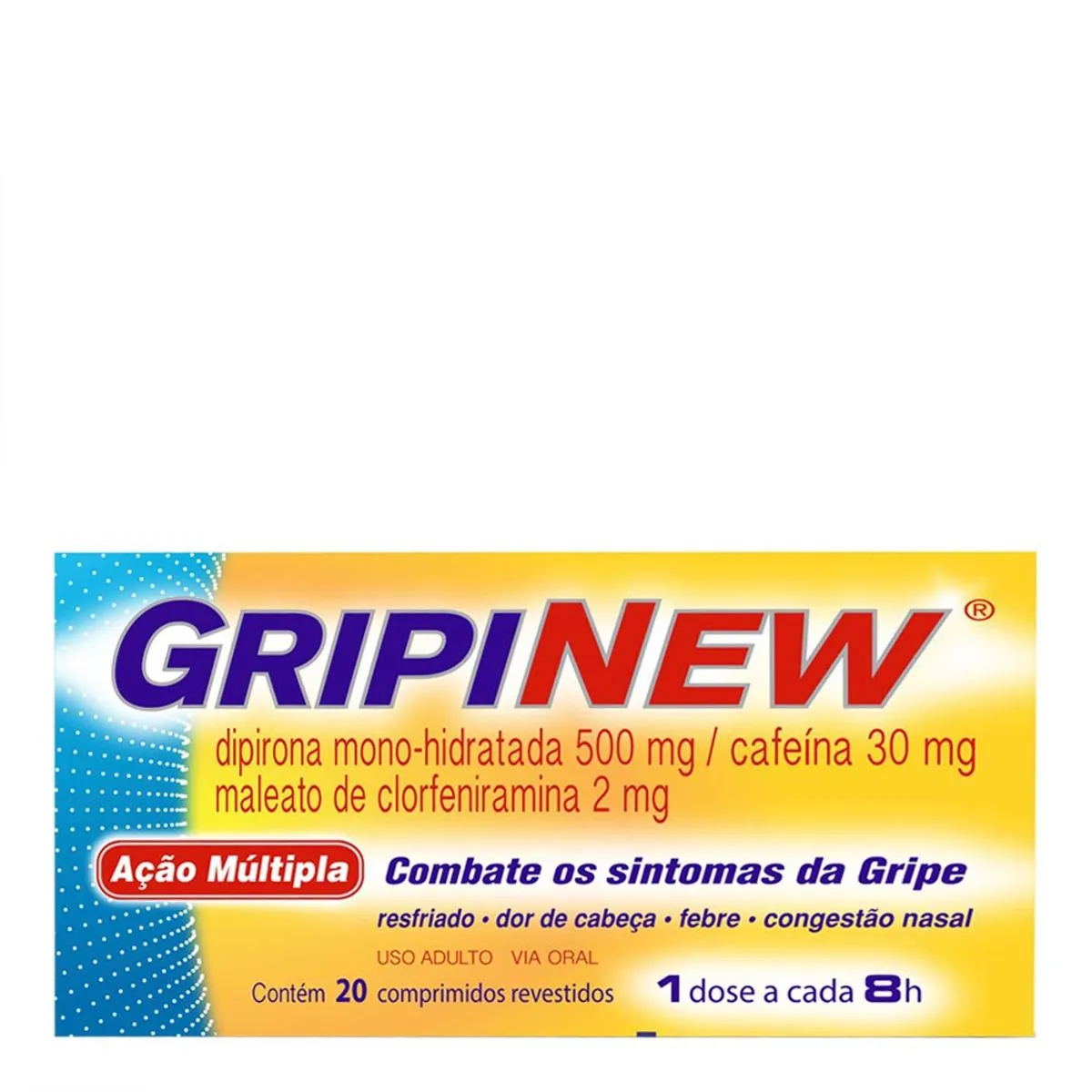 Gripinew Caixa 20 Comprimidos Revestidos