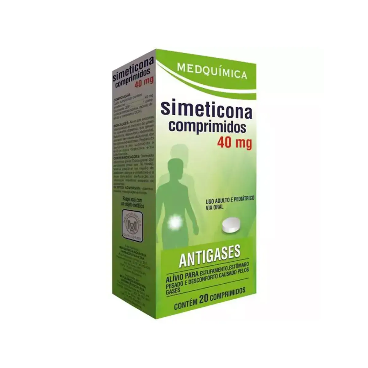 Simeticona 40mg Cx 20 Comp