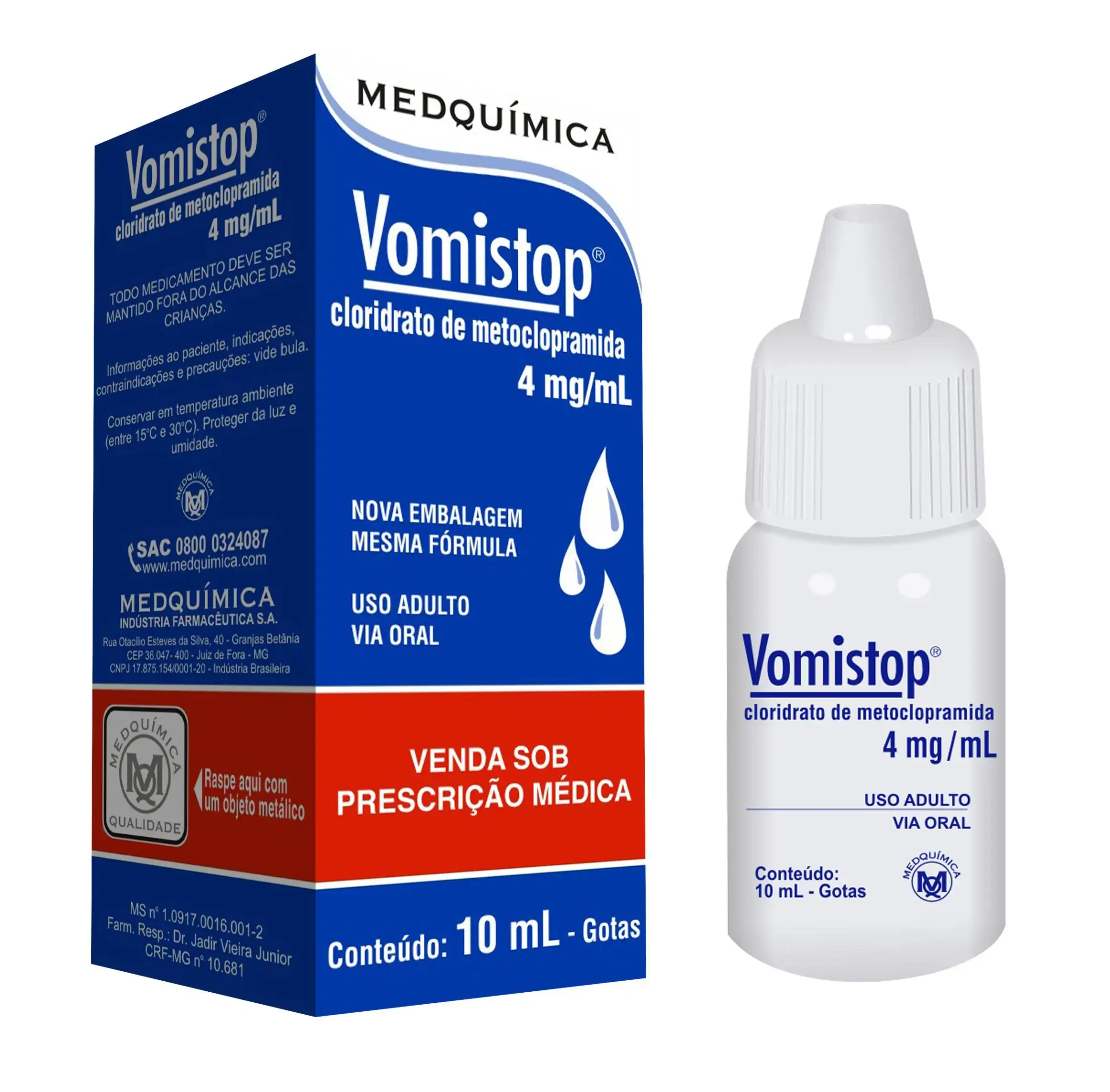 Vomistop Medquímica Caixa 10ml Solução Oral Gotas
