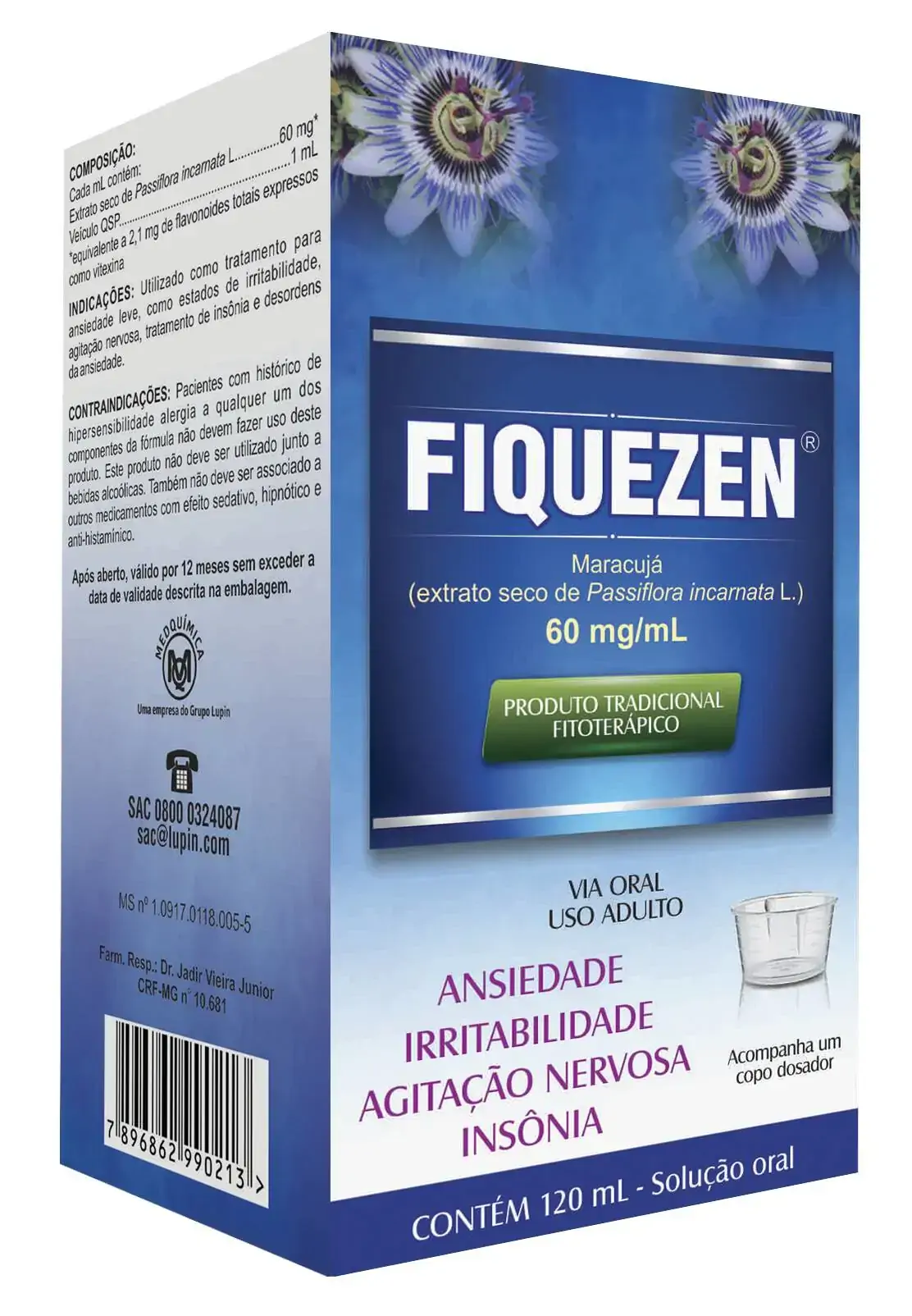 Fiquezen Medquímica Caixa 120ml Solução Oral Copo Dosador