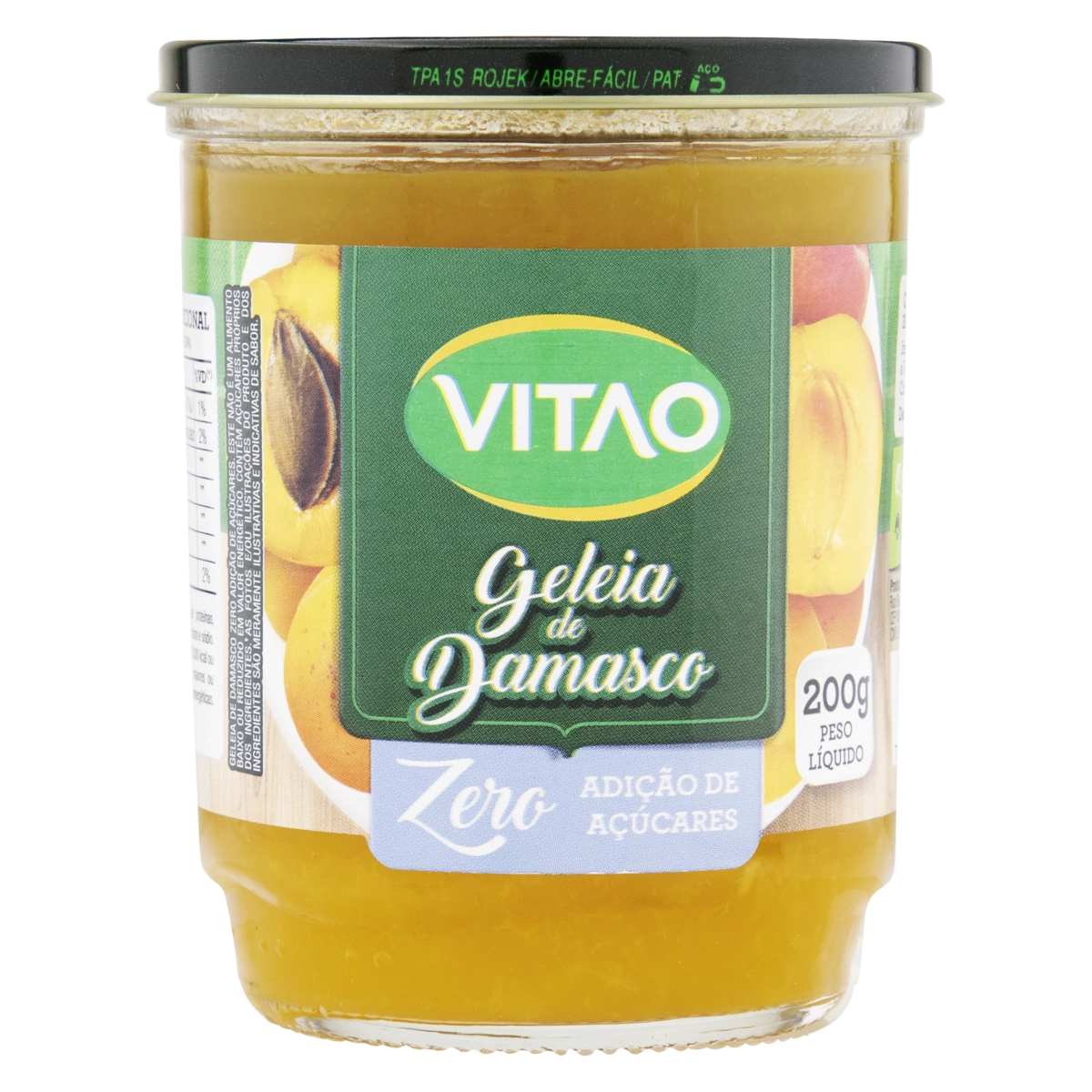 Geleia Damasco Vitao Vidro 200g