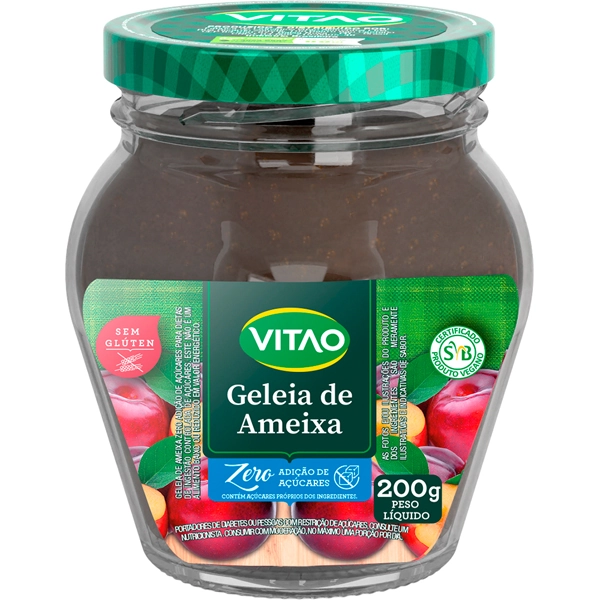 Geleia Ameixa Vitao Vidro 200g