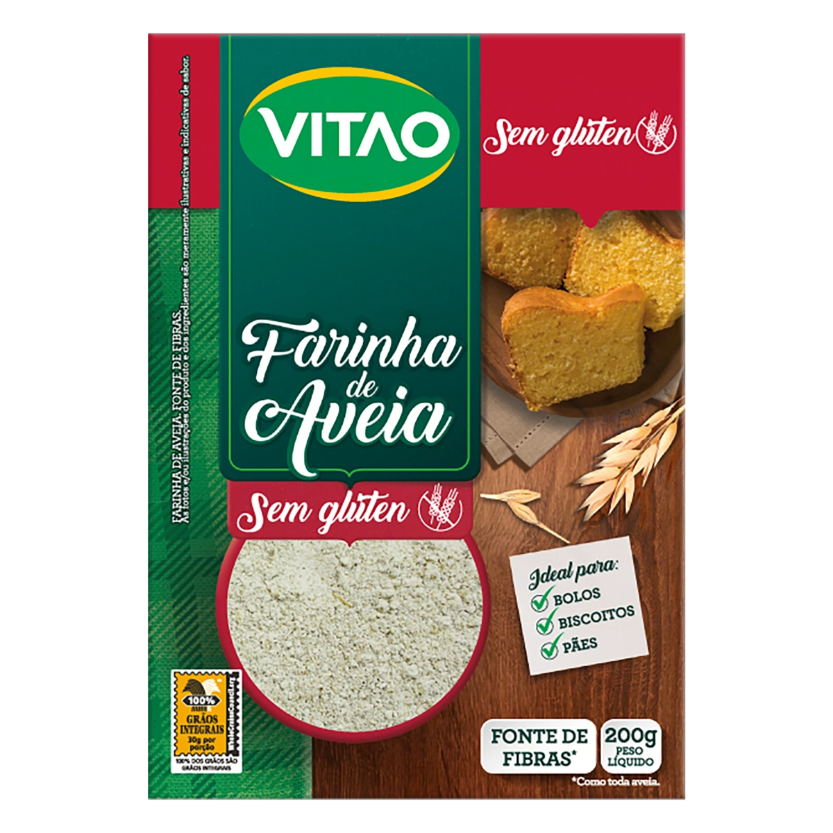 Farinha De Aveia Vitao Caixa 200g