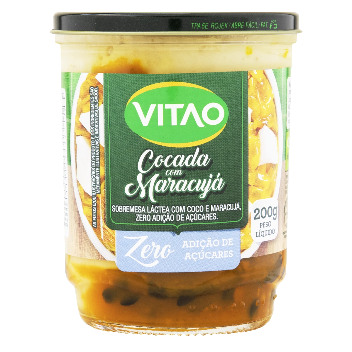 Cocada Com Maracujá Vitao Vidro 200g