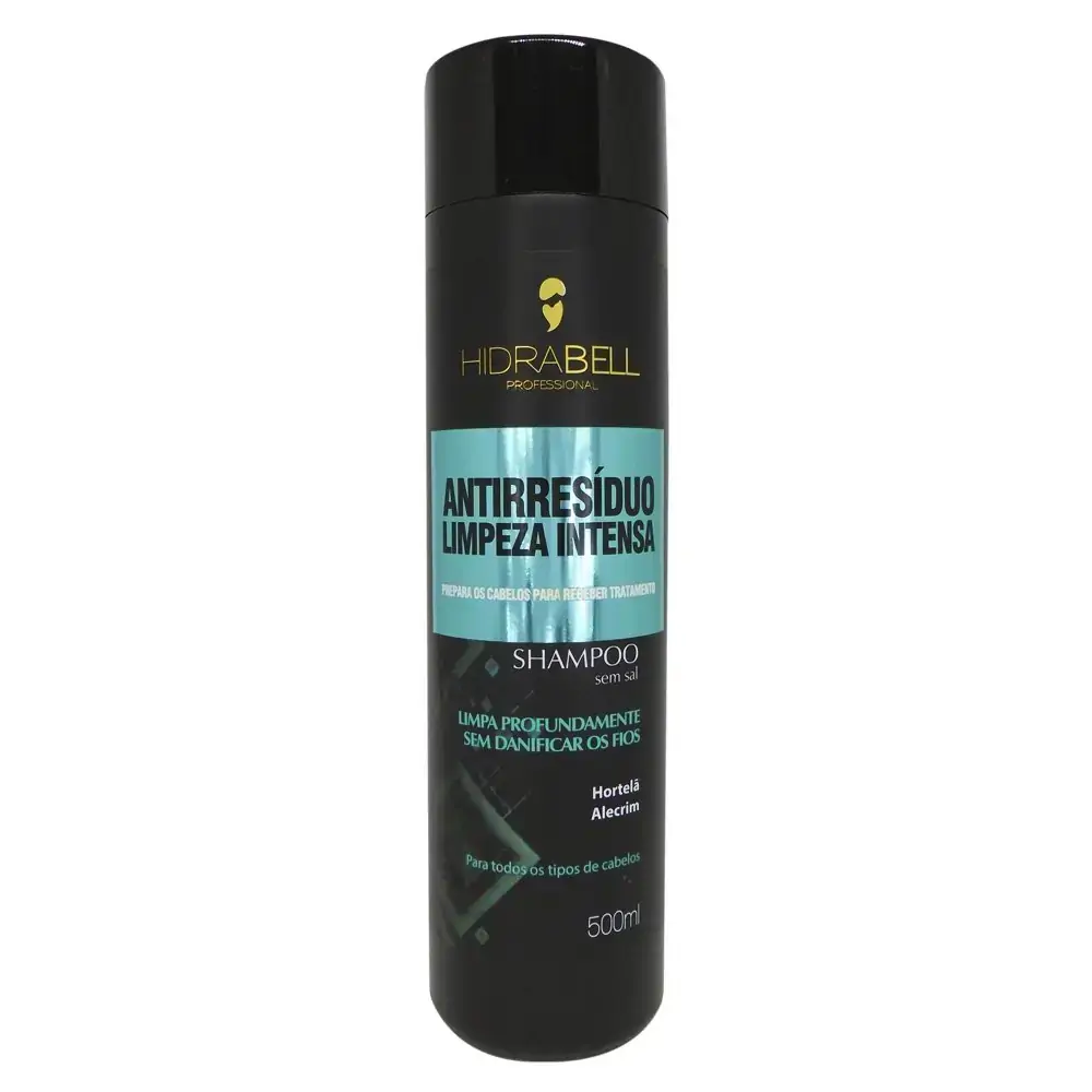 Shampoo Antirresíduo Limpeza Intensa 500ml Hidrabell