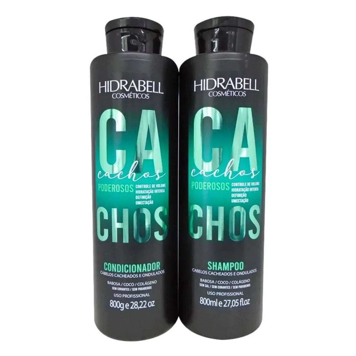 Kit Sh E Cond Hidrabell 800ml Cachos Pod