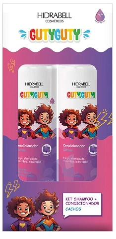 Kit Hidrabell Infantil Cacheados Uva