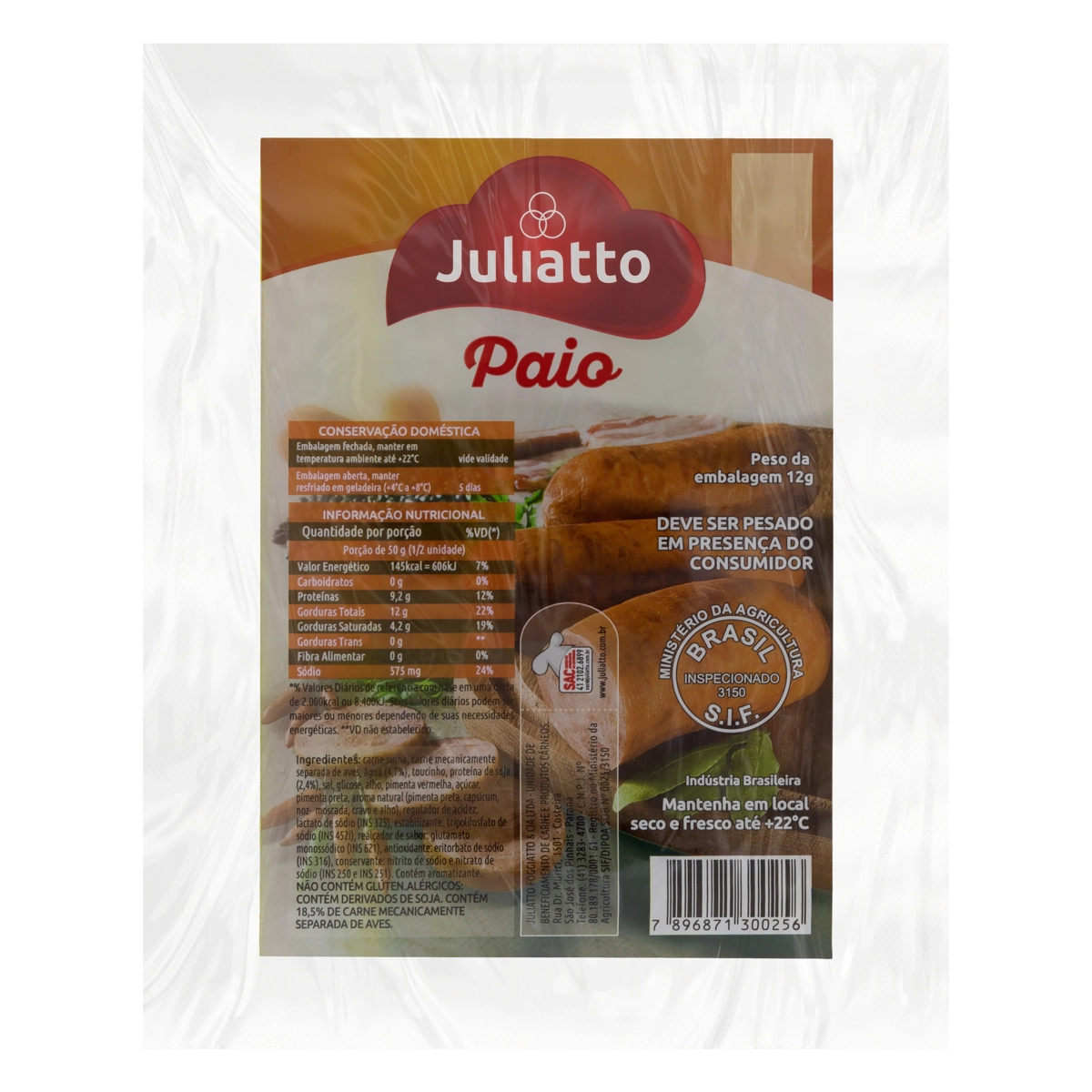 Linguiça Paio Juliatto