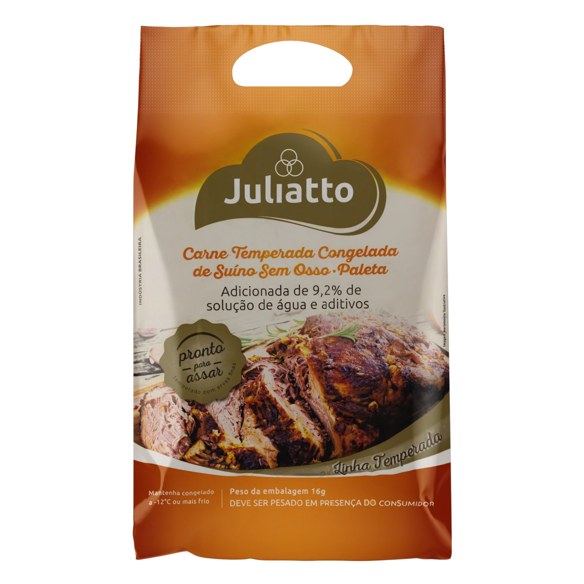 Paleta Suína Congelada Temperada Sem Osso Juliatto