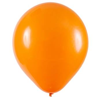 Balao Liso 12 Redondo Laranja C/50 Art Latex