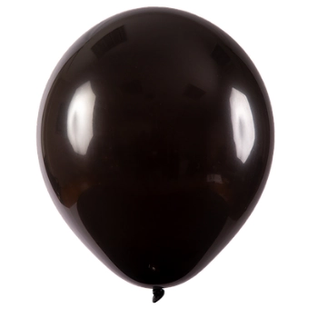 Balao Liso 12 Redondo Preto C/50 Art Latex
