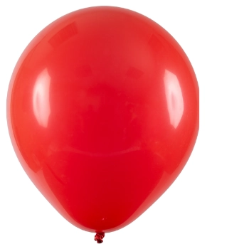 Balao Liso 12 Redondo Vermelho C/50 Art Latex