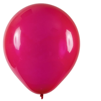 Balao Liso 12 Redondo Vermelho Rubi C/50 Art Latex