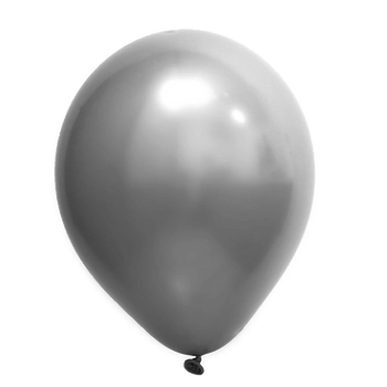 Balao Cromado N.9 Prata C/25un