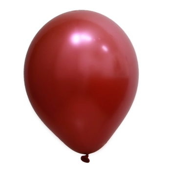 Balao 9 Cromado Vermelho C/25