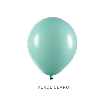 Balao Liso 5 Verde Claro C/50 Art Latex