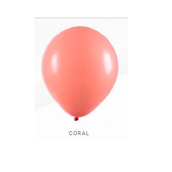 Balao Liso 5 Coral C/50 Art Latex