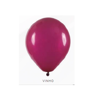 Balao Liso 5 Vinho C/50 Art Latex