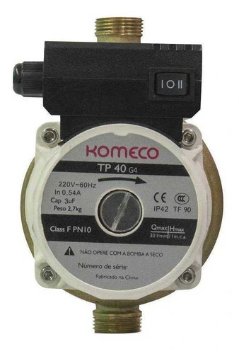 Bomba Pressurizadora De Água Komeco Tp40 G4 Bronze 120w 110v 127v
