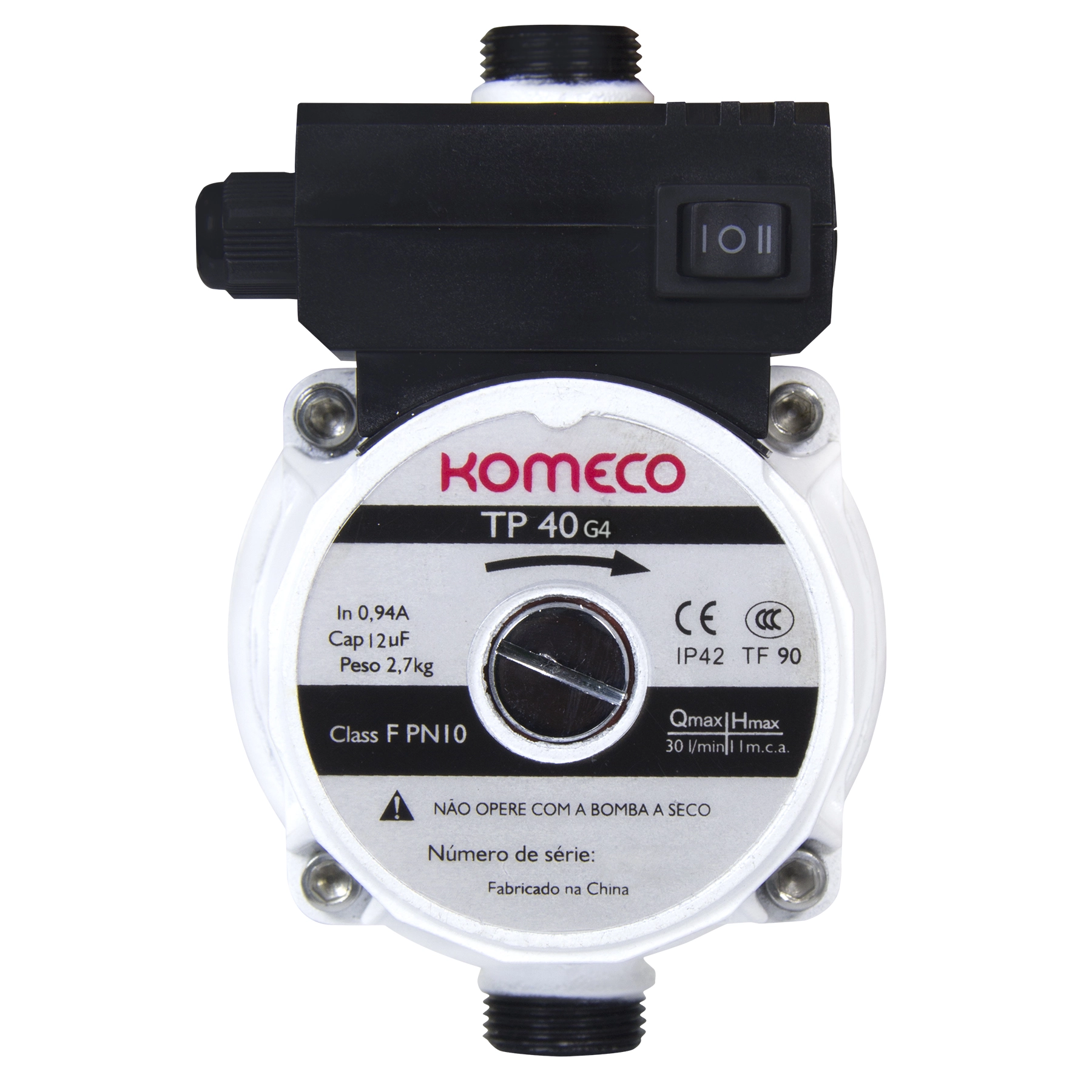Mini Bomba água Komlog Tp40 G4 60hz 127volts