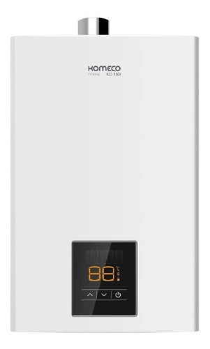 Aquecedor De Água A Gás Komeco Ko 16 D Prime Branco 15 Litros - Gn 127v/220v