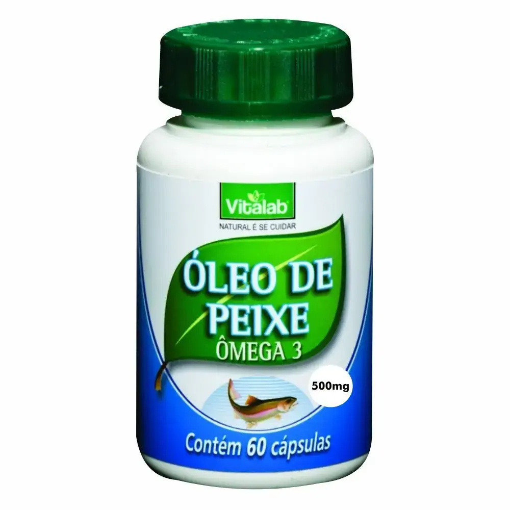 Vitalab Oleo De Peixe Omega 3 500mg 60 Capsulas