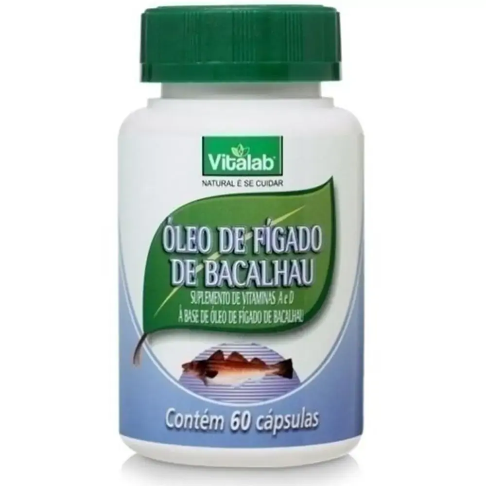 Oleo De Figado De Bacalhau/60 Cap/vitalab