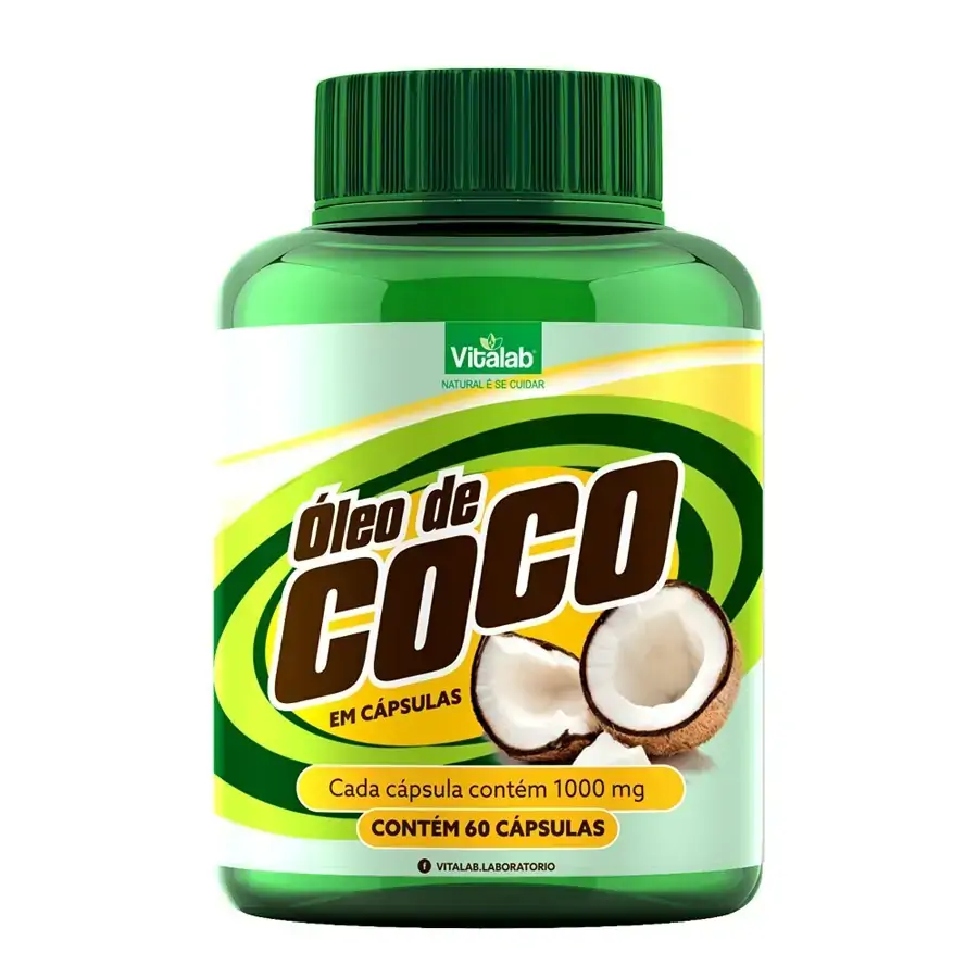 Oleo De Coco 60 Capsulas Vitalab