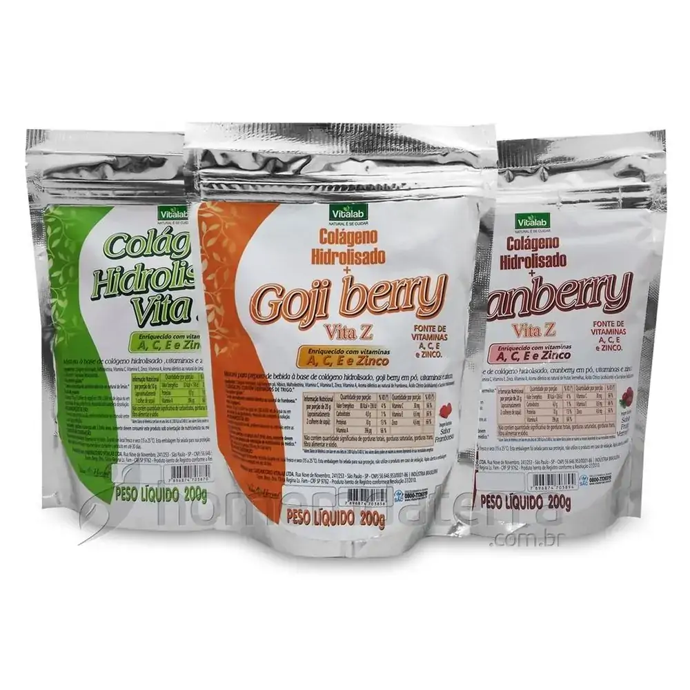 Colageno Hidrolizado E Cranberry Emba. 200g Vita Hervas