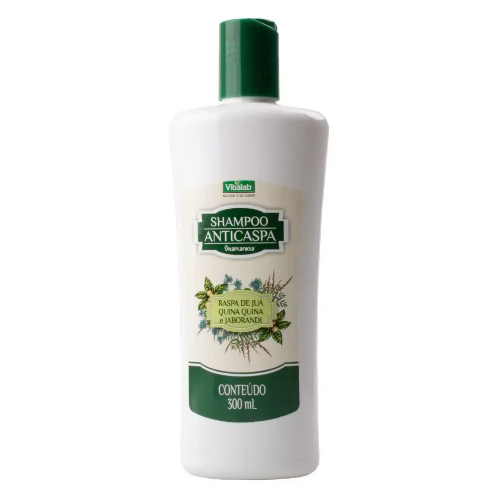 Shampoo Anti Caspa Vitaplankta 300ml Vitalab Vitahervas