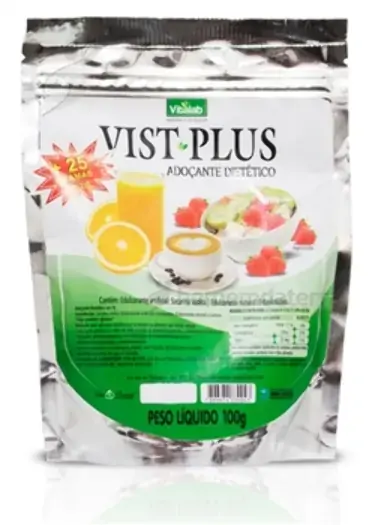Adoçante Dietético Vist Plus Vitalab 100g