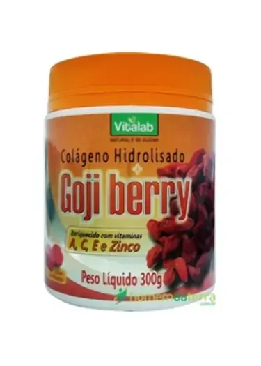 Colágeno Hidrolisado Goji Berry Vitalab 300g