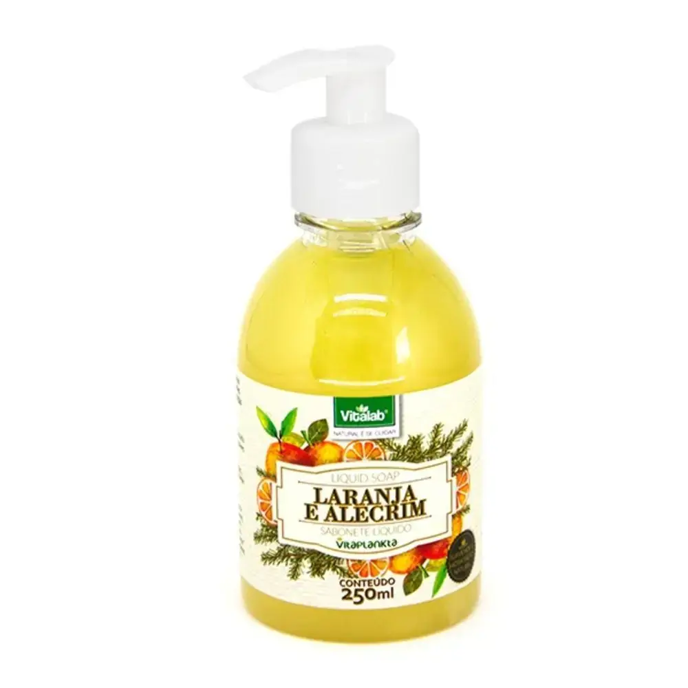 Sabonete Vitalab Liquido Laranja E Alecrim 250ml