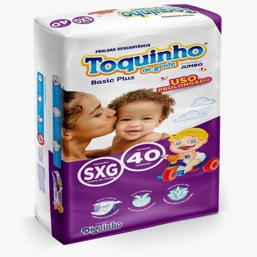Fralda Desc Toquinho Jumbo Seg C/ 40un