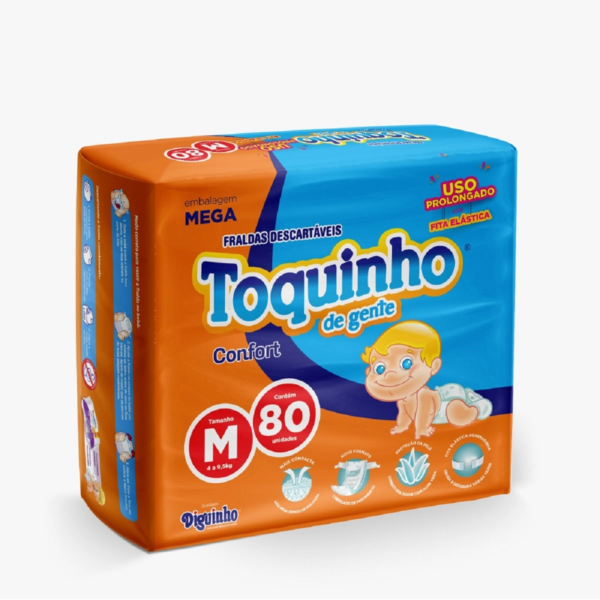 Fralda Desc Toquinho M C80