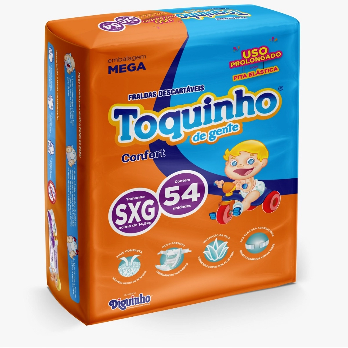 Fr Toquinho Confort Sec Mega Sxg 4x54