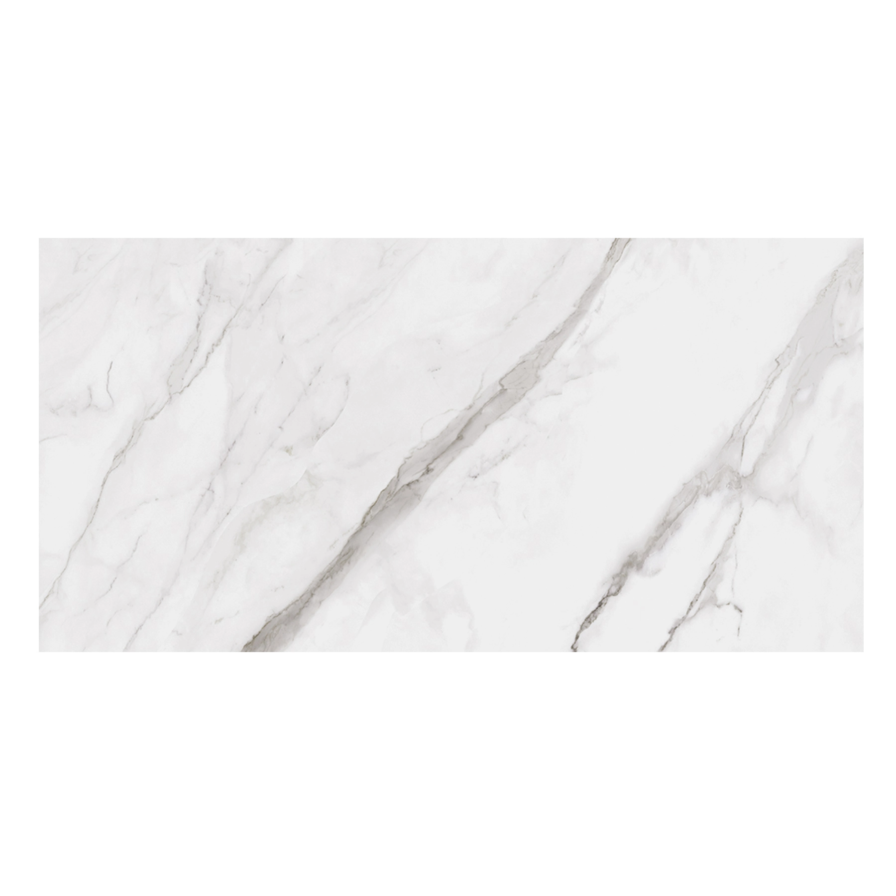 Porcelanato Marmorizado Acetinado Borda Reta Interno 60x120cm Calacata Altissimo Satin Biancogres