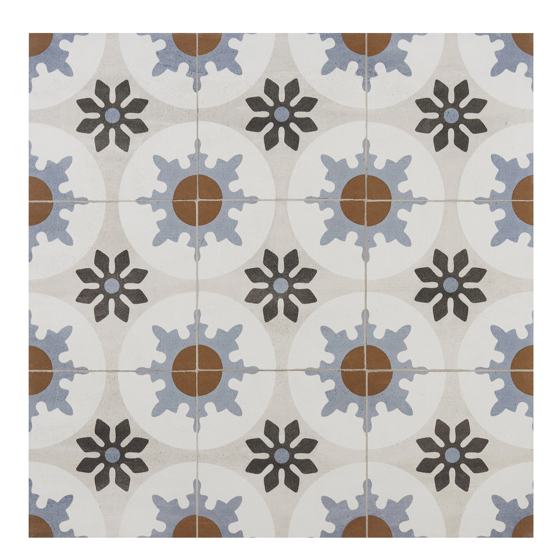 Porcelanato Decorado Acetinado Borda Reta Interno 60x60cm Urban Vintage Biancogres
