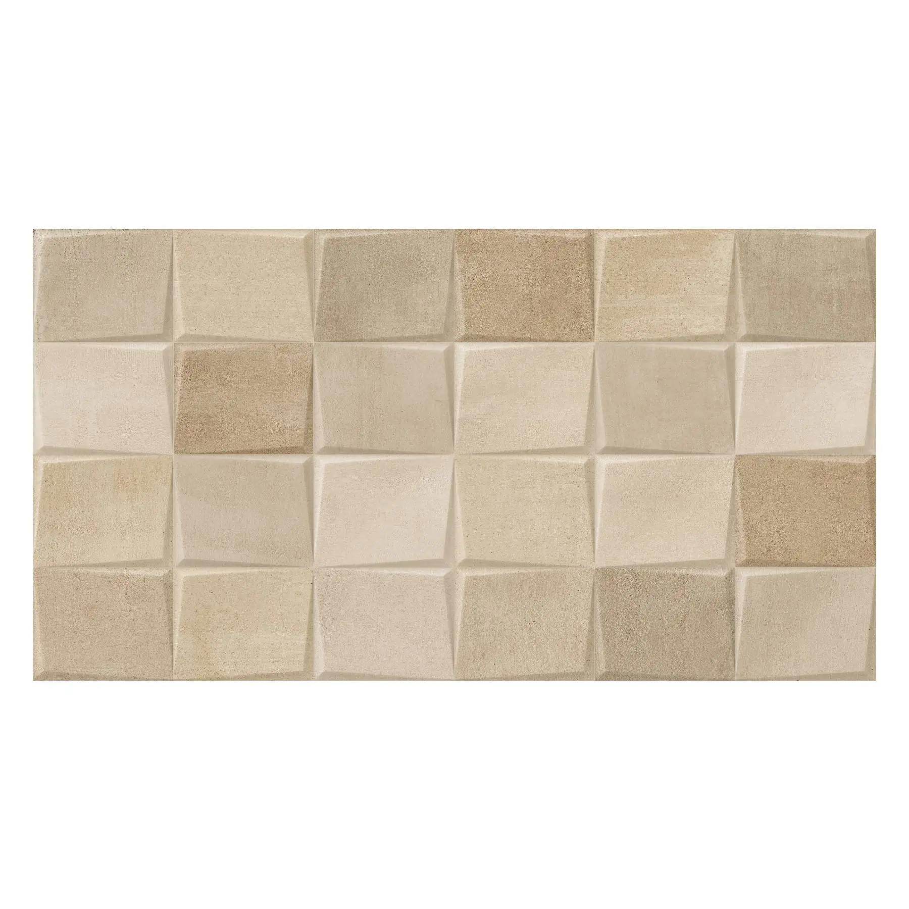 Revestimento Acetinado Borda Reta 32x60cm Convexo Nude Incesa