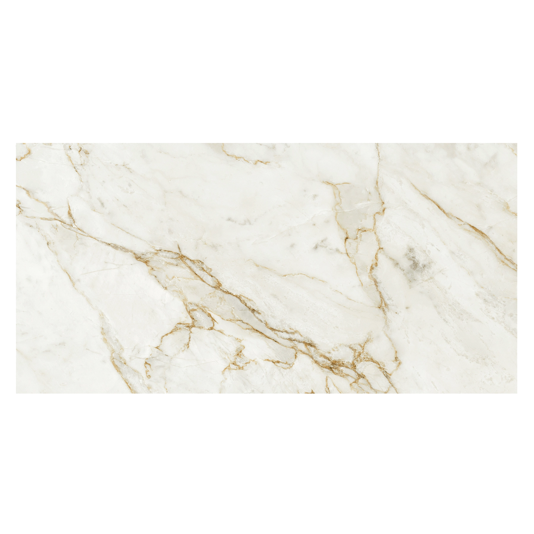 Porcelanato Marmorizado Polido Borda Reta Interno 60x120cm Marmo Gold Incesa