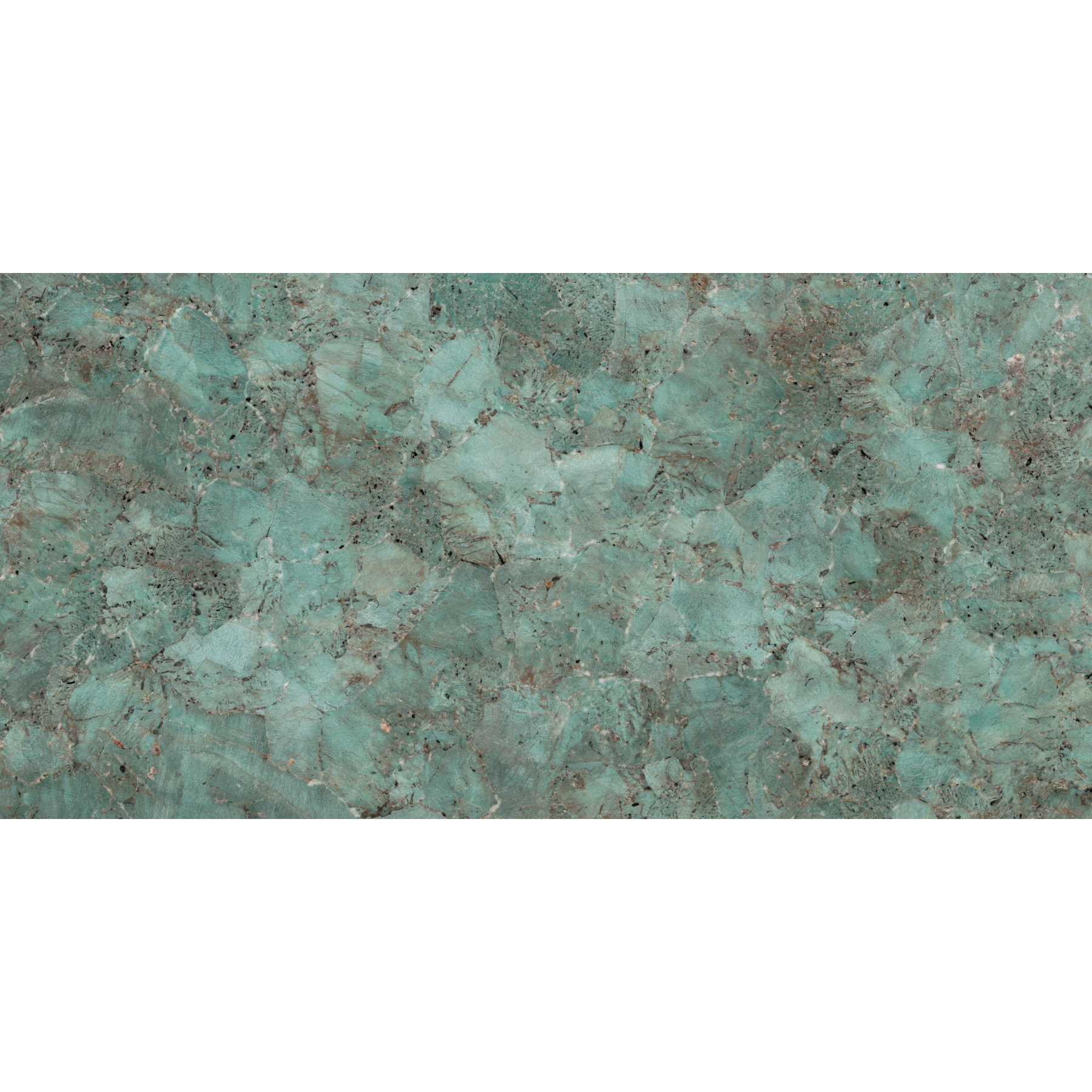 Porcelanato Marmorizado Polido Borda Reta Interno 90x180cm Amazonita Real Lux Biancogres