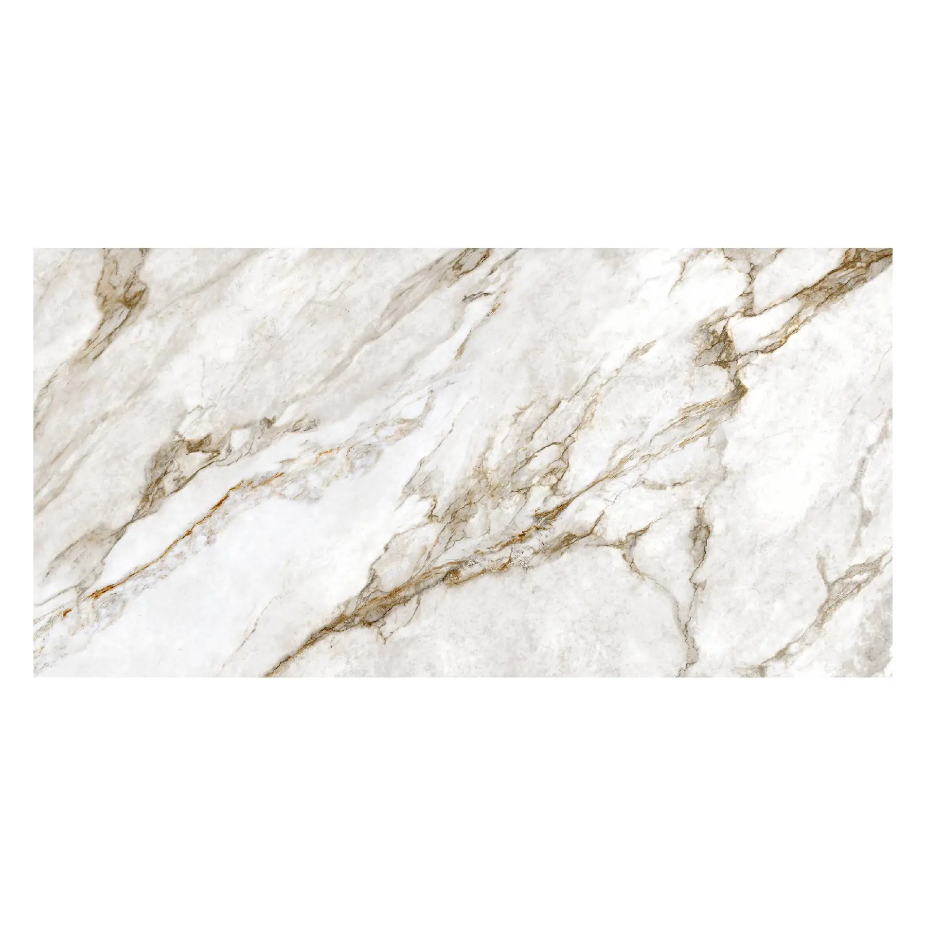 Porcelanato Marmorizado Polido Borda Reta Interno 90x180cm Marmo Perla Biancogres