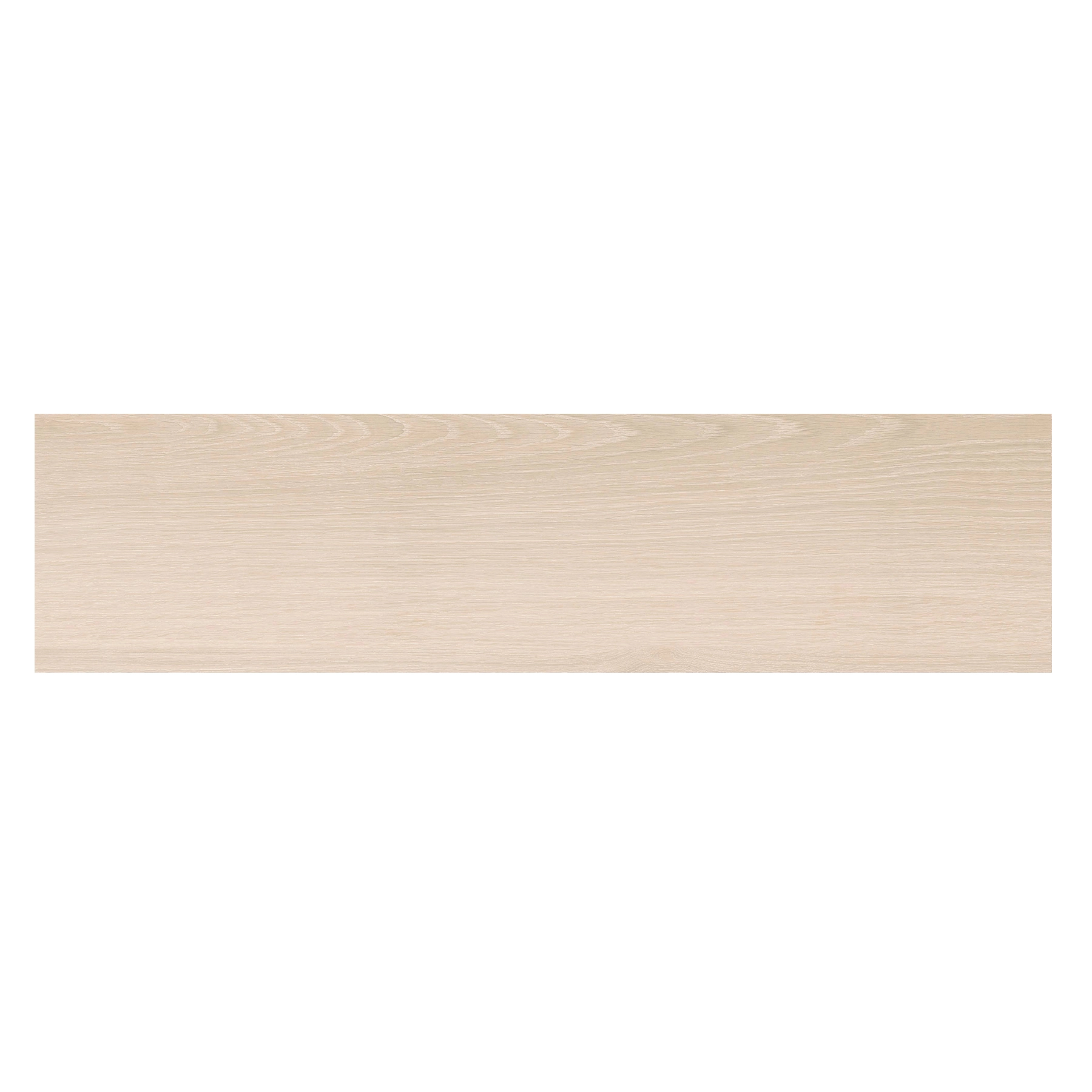 Porcelanato Amadeirado Acetinado Borda Reta Interno 26x106cm Alvorada Branco Incesa