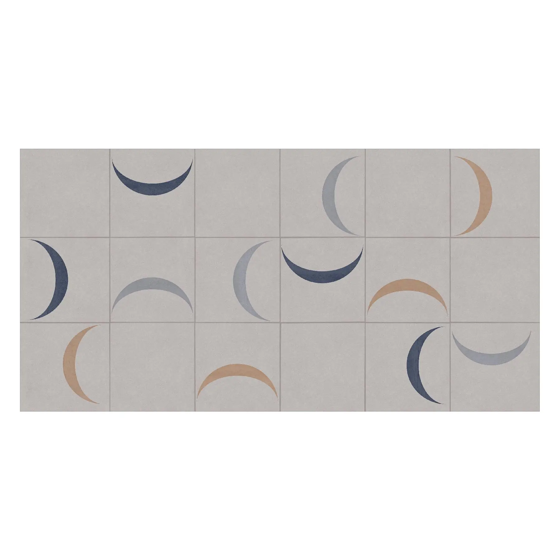 Revestimento de Parede Interno Decorado Acetinado 45x90cm Borda Reta Vanguard Incesa