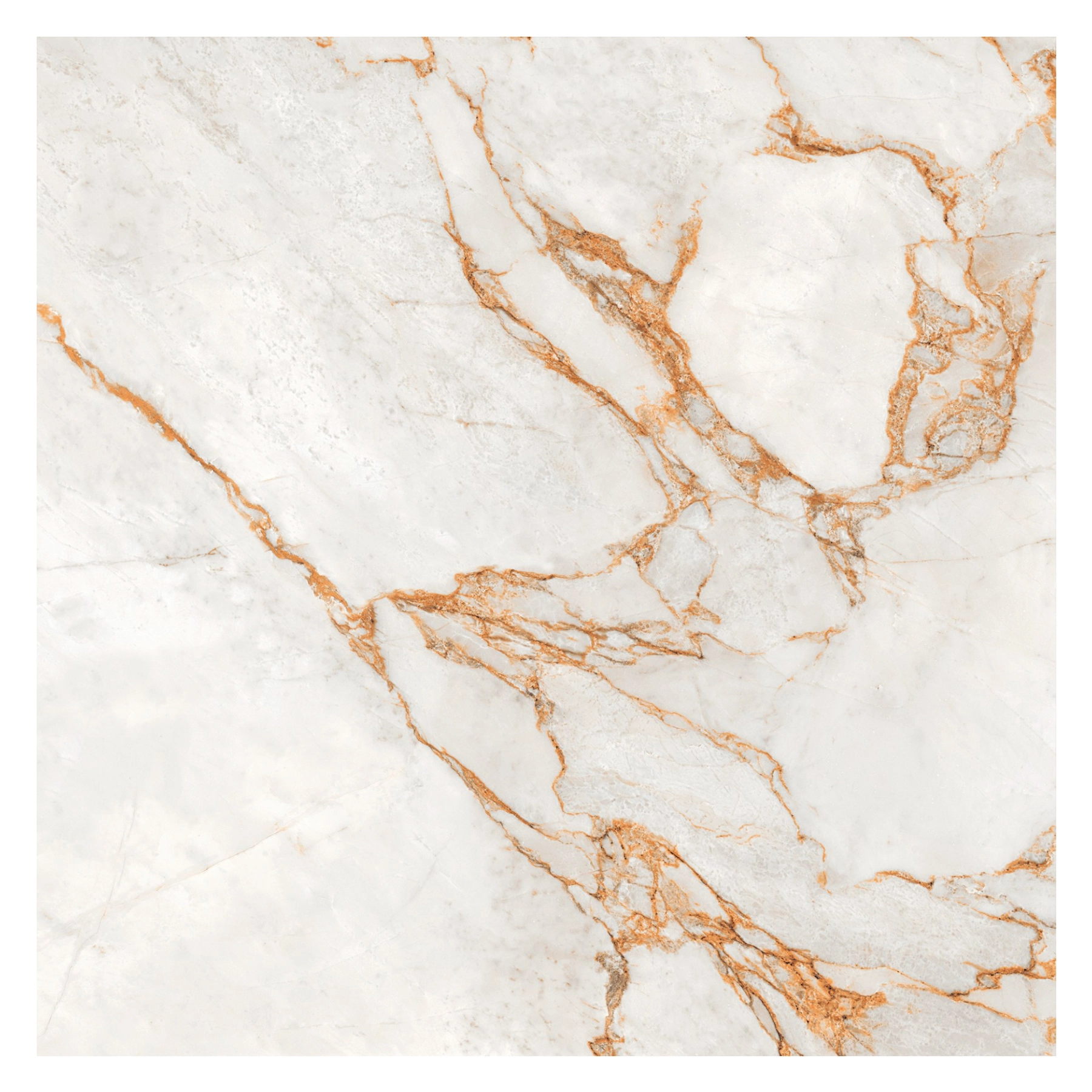 Porcelanato Marmorizado Polido Borda Reta Interno 90x90cm Marmo Gold Incesa