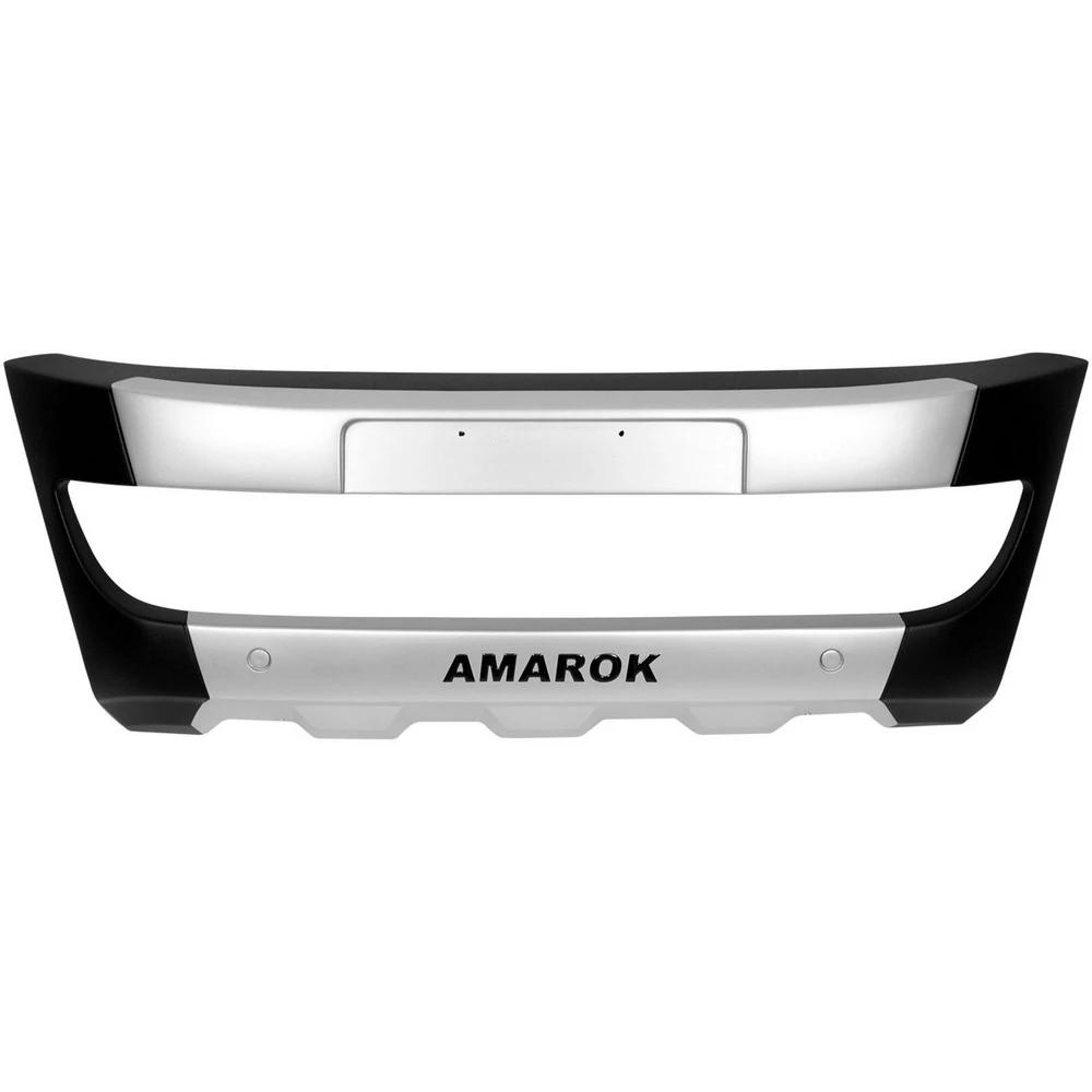 Overbumper Dianteiro VOLKSWAGEN AMAROK Preto Prata - TGPOLI 02280PP