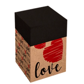 Caixa Multiuso Kraft Love 14x15x14 Ref.6101 T