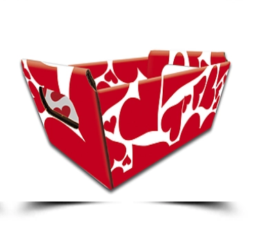Cesta Coração Vermelho N 04 3400 3440 Kid Art