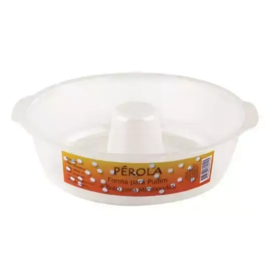 Forma Pudim Bolo Manjar Para Microondas C/ Furo No Meio