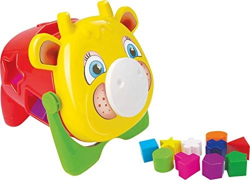 Vaquinha Joly Vermelha - Balde Didático Mercotoys
